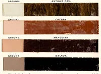 An illustration from Color card : February 1894, H.W. Johns M'f'g Co., manufacturers of the standard paints for structural purposes, roof paints, wood stains, varnishes, etc. (1894)