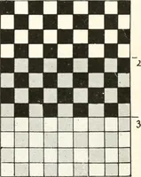 An illustration from Color in everyday life; a manual for lay students, artisaus and artists; the principles of color combination and color arrangement, and their applications in dress, home, business, the theatre and community play (1918)