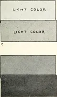 An illustration from Color in everyday life; a manual for lay students, artisaus and artists; the principles of color combination and color arrangement, and their applications in dress, home, business, the theatre and community play (1918)