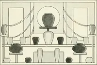 An illustration from Color in everyday life; a manual for lay students, artisaus and artists; the principles of color combination and color arrangement, and their applications in dress, home, business, the theatre and community play (1918)