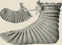 An illustration from The Columbia book of yarns : containing a manual of knitting and crocheting (1916)