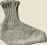 An illustration from The Columbia book of yarns : containing a manual of knitting and crocheting (1916)