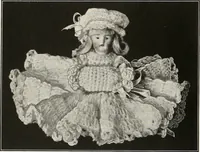 An illustration from The Columbia book of yarns : containing a manual of knitting and crocheting (1916)