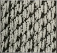 An illustration from The Columbia book of yarns : containing a manual of knitting and crocheting (1916)