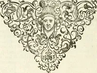 An illustration from Combat d'honneur concerte par les IIII. elemens sur l'heureuse entrée de Madame la duchesse de La Valette en la ville de Metz : ensemble la resiouyssance publicq. concertee par les habitans de la ville, et du pays sur le mesme sujet (1627)