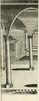 An illustration from Combat d'honneur concerte par les IIII. elemens sur l'heureuse entrée de Madame la duchesse de La Valette en la ville de Metz : ensemble la resiouyssance publicq. concertee par les habitans de la ville, et du pays sur le mesme sujet (1627)