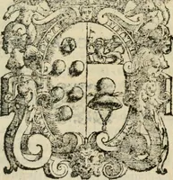 An illustration from Comedie di M. Gianmaria Cecchi, Fiorentino : Libro primo. Nel quale si contengono, La dote; La moglie; Il corredo; La stiaua; Il donzello; Gl'incantesimi; Lo spirito .. (1585)