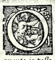 An illustration from Comedie di m. Girolamo Parabosco .. (1560)