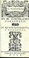 An illustration from Comedie di m. Girolamo Parabosco .. (1560)