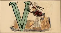 An illustration from The comic alphabet (1847)