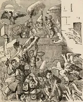 An illustration from The comic history of Rome (1850)