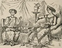 An illustration from The comic history of Rome (1850)