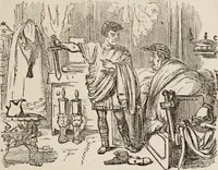An illustration from The comic history of Rome (1850)