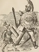An illustration from The comic history of Rome (1850)