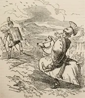 An illustration from The comic history of Rome (1850)