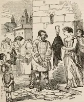 An illustration from The comic history of Rome (1850)