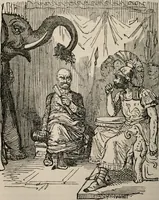 An illustration from The comic history of Rome (1850)