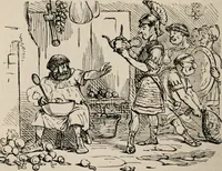 An illustration from The comic history of Rome (1850)
