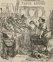 An illustration from The comic history of Rome (1850)