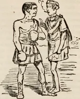 An illustration from The comic history of Rome (1850)