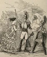An illustration from The comic history of Rome (1850)