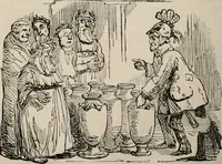 An illustration from The comic history of Rome (1850)