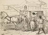 An illustration from The comic history of Rome (1850)