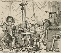 An illustration from The comic history of Rome (1850)