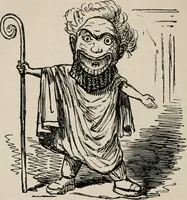 An illustration from The comic history of Rome (1850)