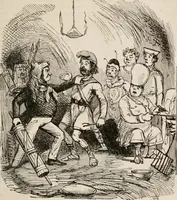 An illustration from The comic history of Rome (1850)