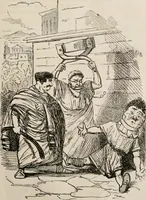 An illustration from The comic history of Rome (1850)