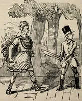 An illustration from The comic history of Rome (1850)