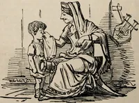 An illustration from The comic history of Rome (1850)