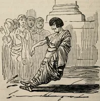 An illustration from The comic history of Rome (1850)