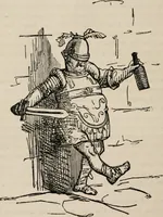 An illustration from The comic history of Rome (1850)