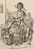 An illustration from The comic history of Rome (1850)