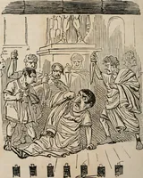 An illustration from The comic history of Rome (1850)