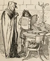 An illustration from The comic history of Rome (1850)