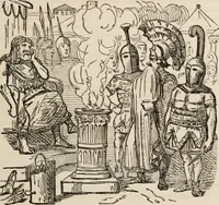 An illustration from The comic history of Rome (1850)