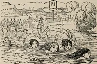 An illustration from The comic history of Rome (1850)