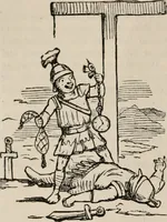 An illustration from The comic history of Rome (1850)