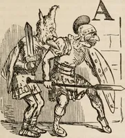 An illustration from The comic history of Rome (1850)
