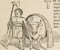 An illustration from The comic history of Rome (1850)