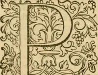 An illustration from Commentaires sur toutes les epistres de l'apostre S. Paul, et aussi sur l'epistre aux Hebrieux : item, sur les epistres canoniques de S. Pierre, S. Iehan, S. Iaques, et S. Iude .. (1561)