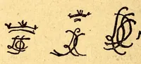 An illustration from Comment reconnaître les porcelaines et les faïences d'après leurs marques et leurs caractères (1914)