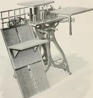 An illustration from Commercial bookbinding; a description of the processes and the various machines used (1910)