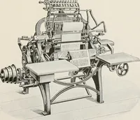 An illustration from Commercial bookbinding; a description of the processes and the various machines used (1910)