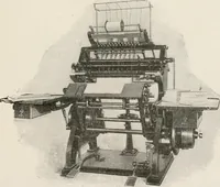 An illustration from Commercial bookbinding; a description of the processes and the various machines used (1910)