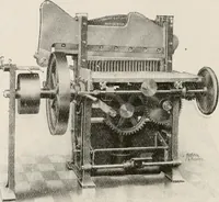 An illustration from Commercial bookbinding; a description of the processes and the various machines used (1910)