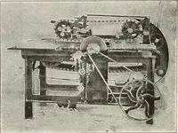 An illustration from Commercial bookbinding; a description of the processes and the various machines used (1910)